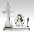 2016 Fabulous gift/ souvenir crystal pen stand with personal photo